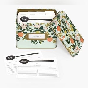 Rifle Paper Recipe Tin